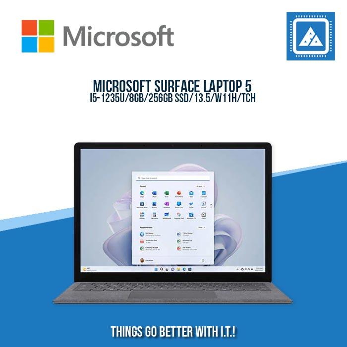 MICROSOFT SURFACE LAPTOP 5 I5-1235U/8GB/1256GB SSD | BEST FOR FREELANCERS LAPTOP MICROSOFT SURFACE LAPTOP 5 I5-1235U/8GB/1256GB SSD | BEST FOR FREELANCERS LAPTOP